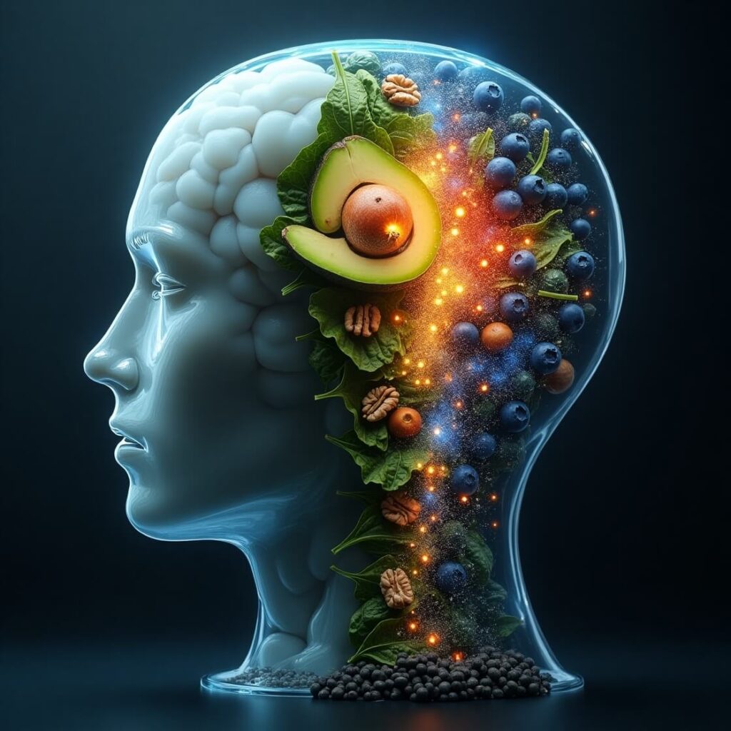 nutrición personas con alimentos saludables